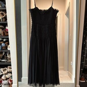 Elegant Black Midi Dress
